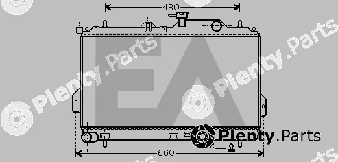 Eaclima 31R28032 — Radiator, engine cooling