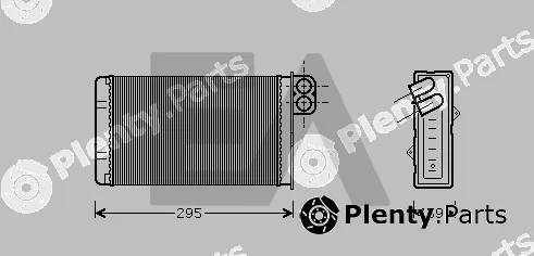Eaclima 45C55020 — Heat Exchanger, interior heating