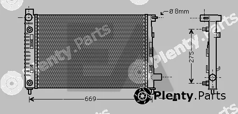 Eaclima 31R50150 — Radiator, engine cooling