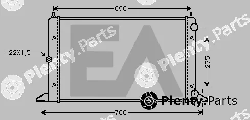 Eaclima 31R77094 — Radiator, engine cooling