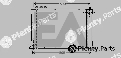 Eaclima 31R05011 — Radiator, engine cooling
