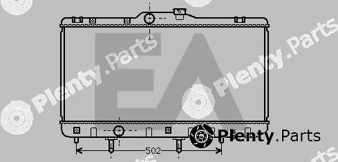 Eaclima 31R71093 — Radiator, engine cooling