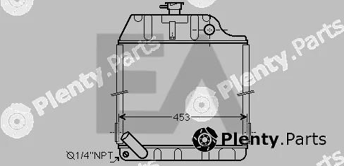 Eaclima 31R46024 — Radiator, engine cooling