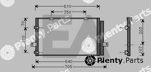 Eaclima 30C05002 — Condenser, air conditioning