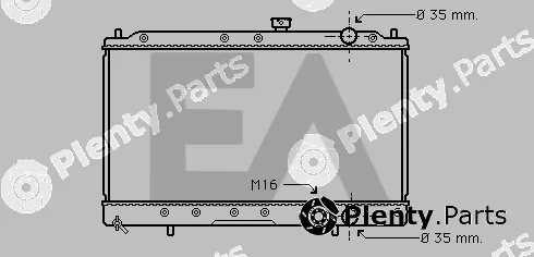 Eaclima 31R51068 — Radiator, engine cooling