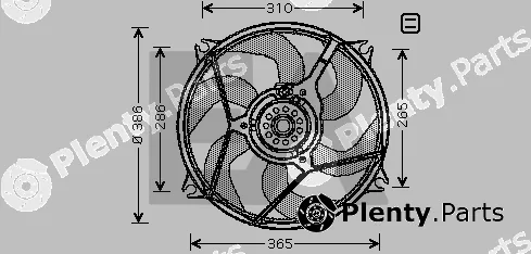 Eaclima 33V10015 — Fan, engine cooling