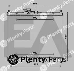 Eaclima 31R18130 — Radiator, engine cooling