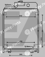 Eaclima 31R59056 — Radiator, engine cooling