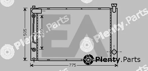 Eaclima 31R71213 — Radiator, engine cooling