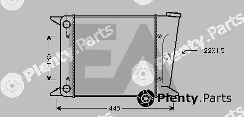 Eaclima 31R77004 — Radiator, engine cooling