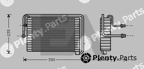 Eaclima 43B25001 — Evaporator, air conditioning