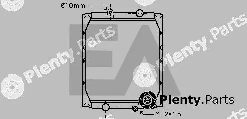 Eaclima 31R59023 — Radiator, engine cooling