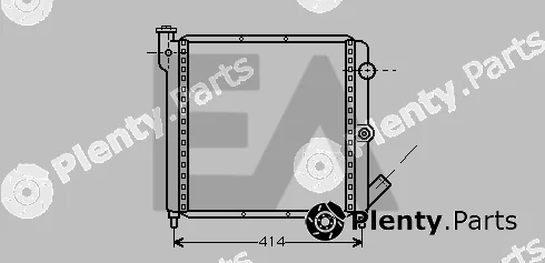 Eaclima 31R60091 — Radiator, engine cooling