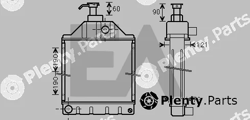 Eaclima 31R46004 — Radiator, engine cooling