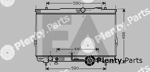 Eaclima 31R28039 — Radiator, engine cooling