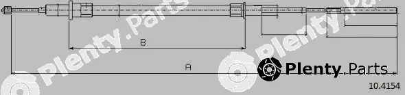 Cabor 10.4154 — Cable Pull, parking brake