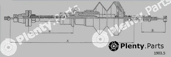 Cabor 1903.5 — Accelerator Cable
