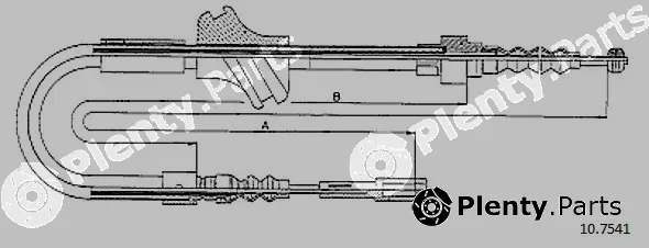 Cabor 10.7541 — Cable Pull, parking brake