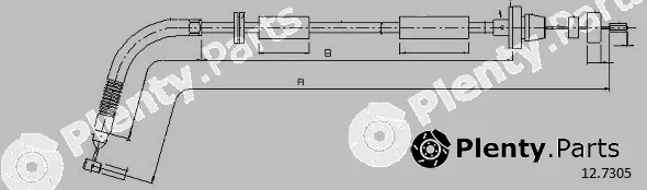 Cabor 12.7305 — Accelerator Cable
