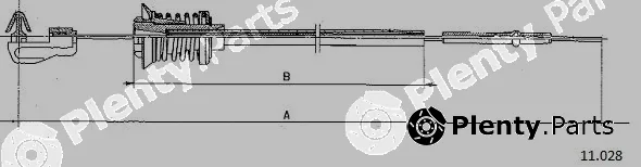 Cabor 11.028 — Accelerator Cable