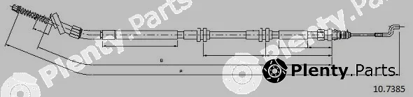 Cabor 10.7385 — Cable Pull, parking brake