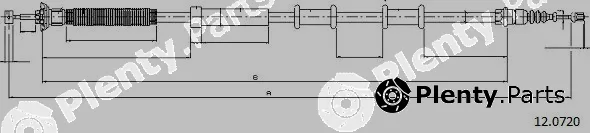 Cabor 12.0720 — Cable Pull, parking brake