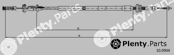 Cabor 10.0904 — Accelerator Cable