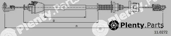 Cabor 11.0272 — Accelerator Cable