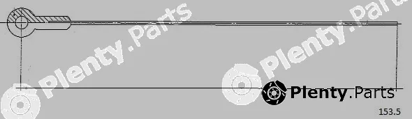 Cabor 153.5 — Accelerator Cable