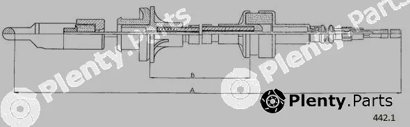 Cabor 442.1 — Cable Pull, clutch control