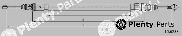 Cabor 10.6233 — Cable Pull, parking brake