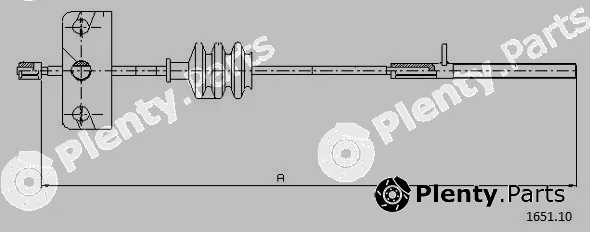Cabor 1651.10 — Cable Pull, parking brake