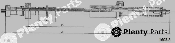 Cabor 1603.5 — Accelerator Cable