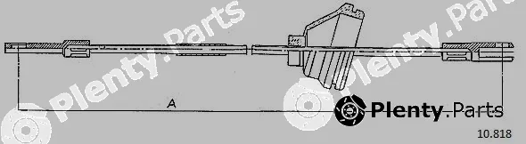 Cabor 10.818 — Cable Pull, parking brake