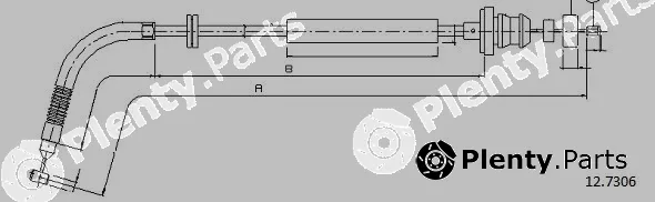 Cabor 12.7306 — Accelerator Cable