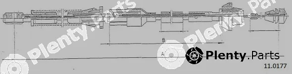 Cabor 11.0177 — Accelerator Cable