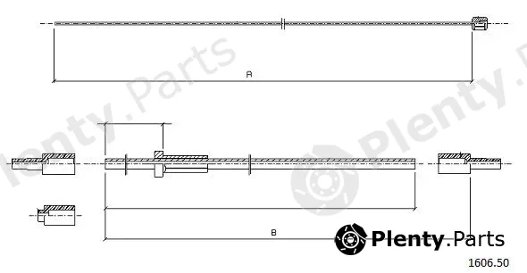 Cabor 1606.50 — Bonnet Cable