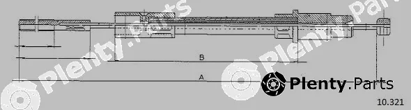 Cabor 10.321 — Cable Pull, clutch control