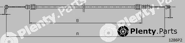 Cabor 1286P2 — Bonnet Cable