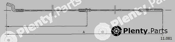Cabor 11.081 — Accelerator Cable