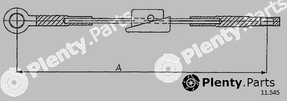 Cabor 11.545 — Cable Pull, parking brake