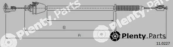 Cabor 11.0227 — Accelerator Cable