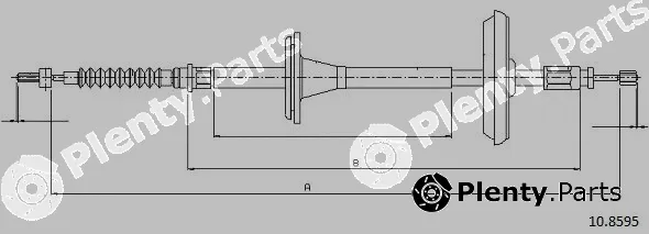 Cabor 10.8595 — Cable Pull, parking brake
