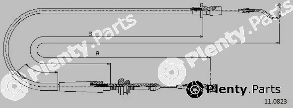 Cabor 11.0823 — Accelerator Cable