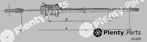 Cabor 10.029 — Accelerator Cable