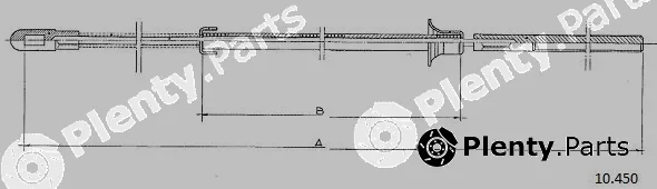 Cabor 10.450 — Cable Pull, parking brake