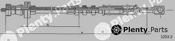 Cabor 1253.2 — Accelerator Cable
