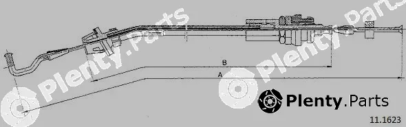 Cabor 11.1623 — Accelerator Cable