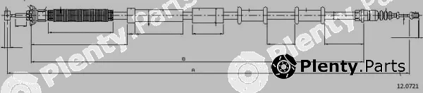 Cabor 12.0721 — Cable Pull, parking brake