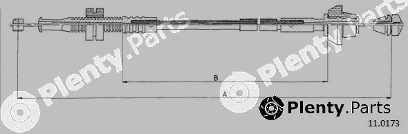 Cabor 11.0173 — Accelerator Cable